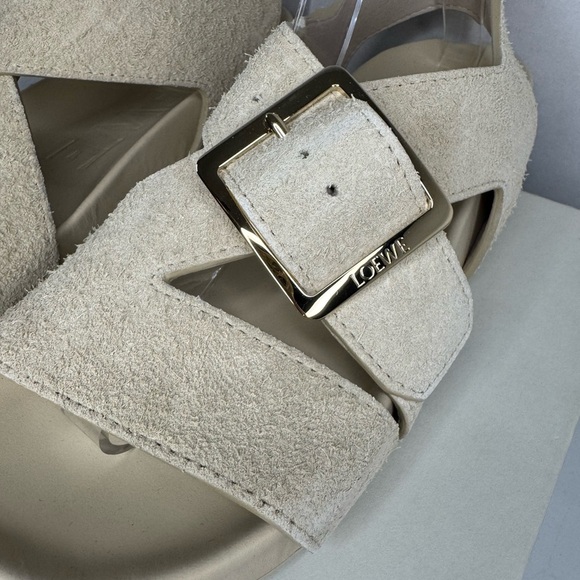 Loewe Women's Cream Sandals Brand New Size 37. - Picture 5 of 12